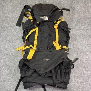 The North Face Spectrum Backpack Womens Medium Black Hiking Trail Camping Pack